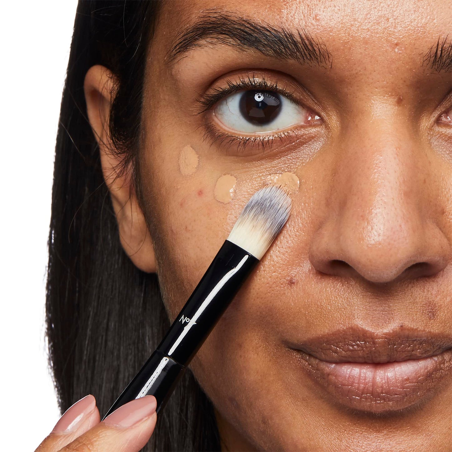 No7 Lift & Luminate Triple Action Serum Concealer - Truly Medium - Anti Aging Liquid Concealer Makeup for Blemishes & Dark Circl