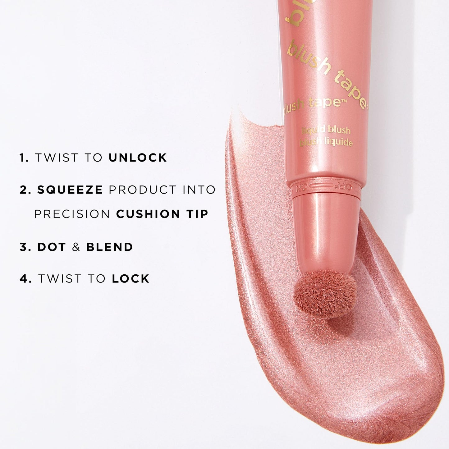 tarte tarte glowing cheeks blush tape & glow tape duo - pink & pearl glow - travel size
