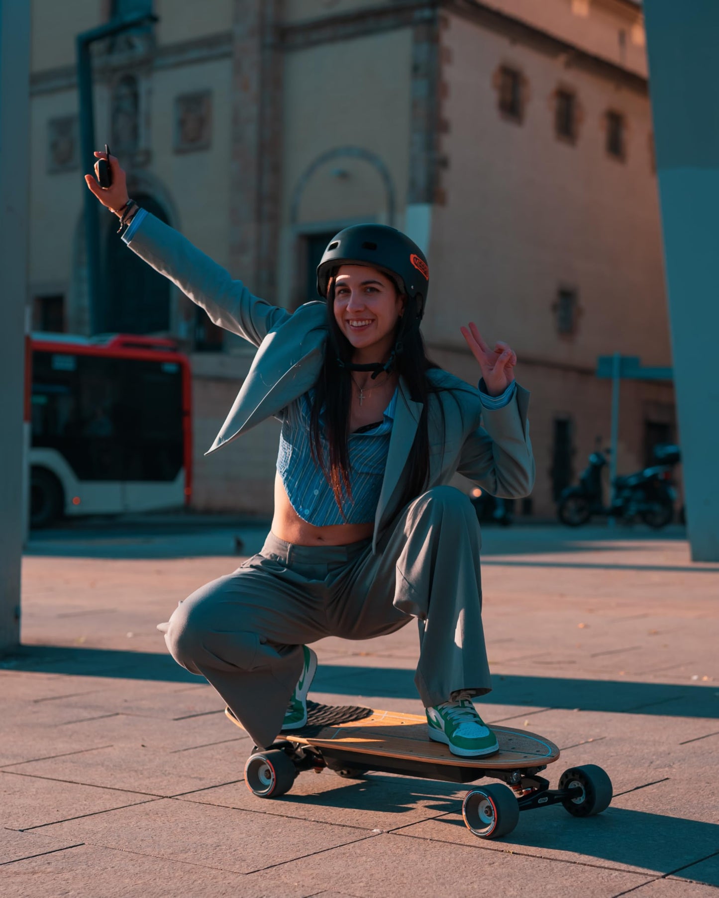 MEEPO Mini Series Electric Skateboard with Remote, Up to 26-32 MPH Top Speed, 11-24Miles Range,330 Pounds Max Load, 30-34 Inches Maple Cruiser for Adults and Teens, Mini5 MINI3 Max Edge Flow