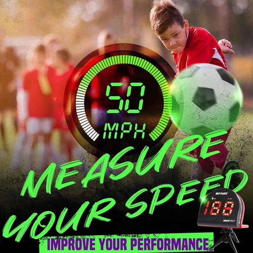 Soccer Gfits Training Equipment & Gear - Radars, Speed Sensors (Hands-Free) Radar Guns, Shooting Speed Guns for Soccer Players