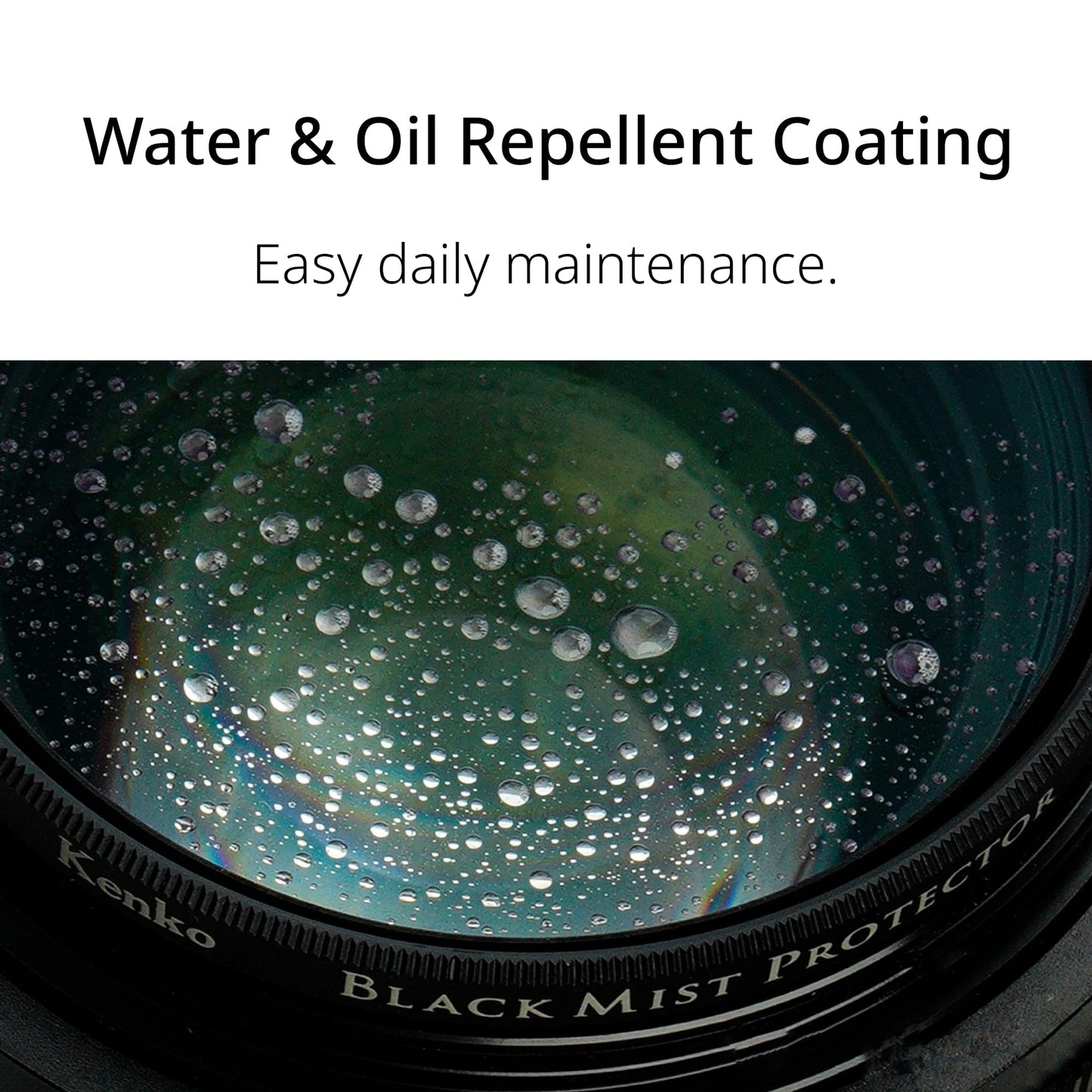 Kenko Lens Protection & Soft Effect Filter Black Mist Protector F49Mm, Multi-Coted, 0.25 Soft Effect, For That Perfect Cinematic