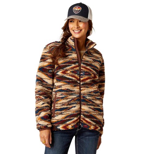 ARIAT Women's Chimayo Fleece Jacket - Sunset Saltillo Jcd, X-Small