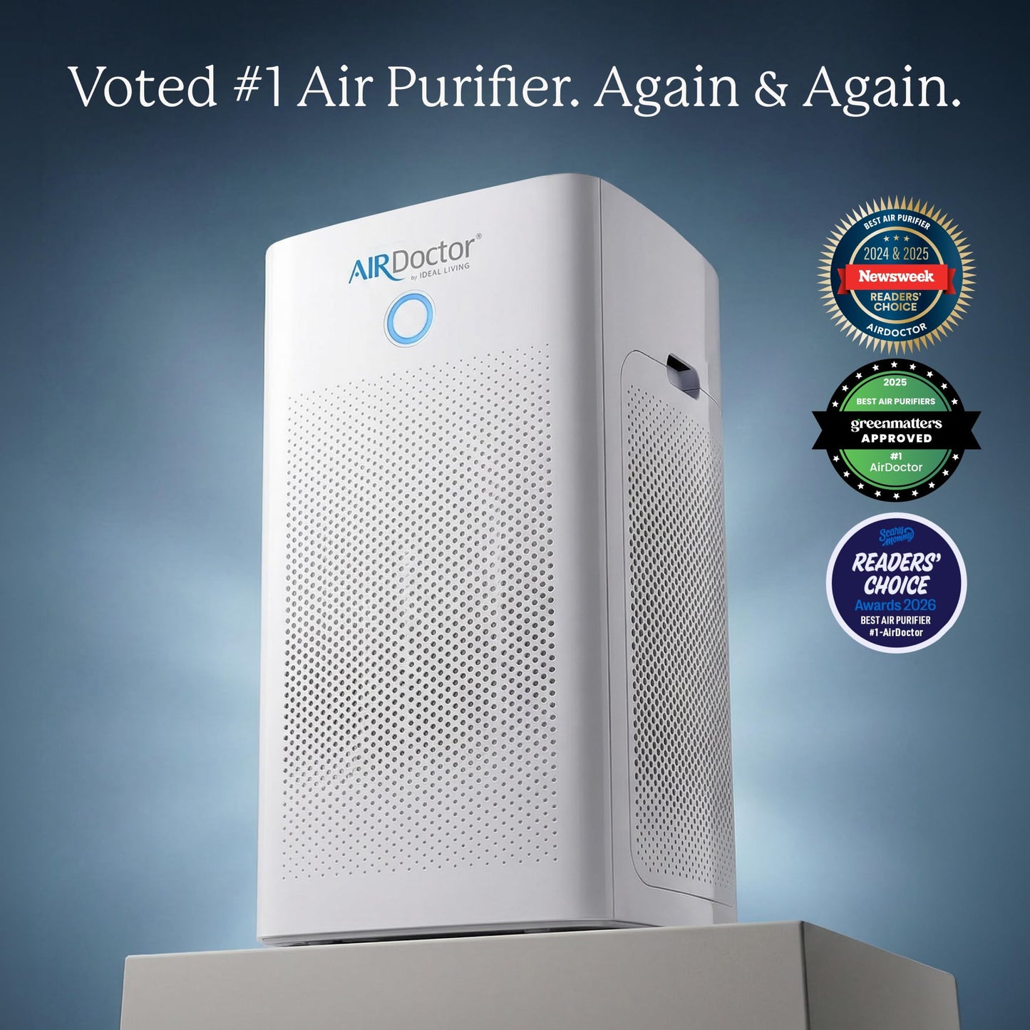 AIRDOCTOR AD5500 Air Purifier. Designed to Reduce Gases and VOC’s (volatile organic compounds) including MMA and Formaldehyde. Premium Carbon Filtration. Removes Allergens, Smoke, Dust, and Mold.