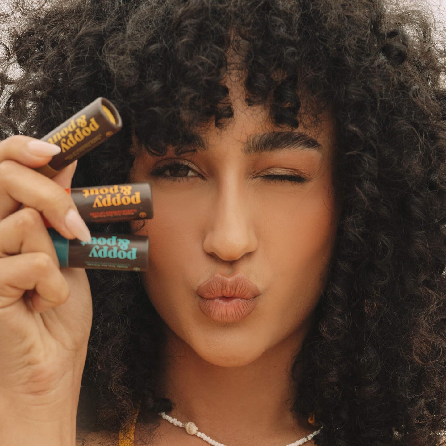 Poppy & Pout Midnight Mint Jumbo Lip Balm | All Natural Lip Balms & Moisturizers | Hydrates with Beeswax, Vitamin E, Organic Coc
