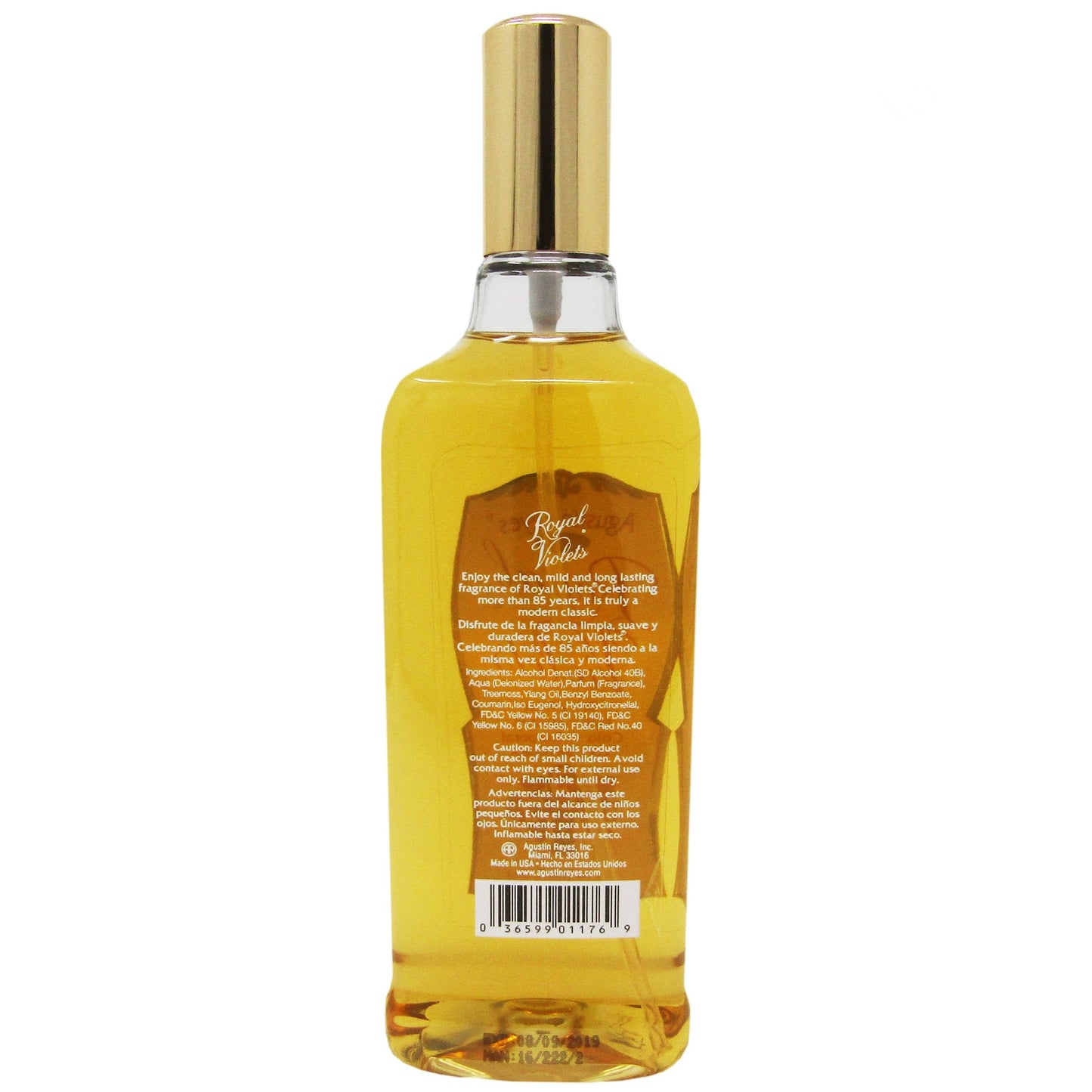 PDTXCLS mcyiqihai Agustin Reyes Royal Violets 7.6 oz Spray Cologne