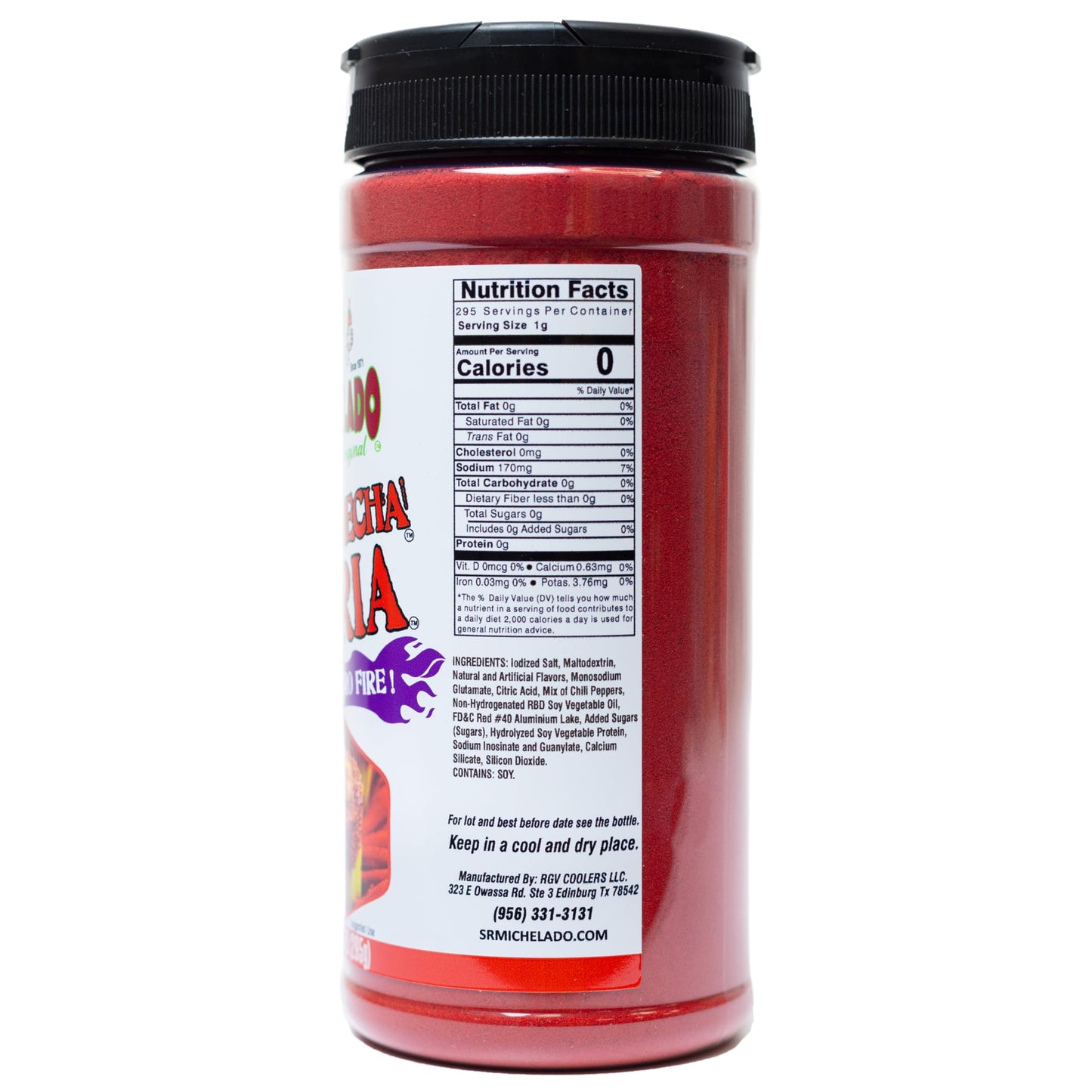 Azu-Mecha FURIA Snack Seasoning - Sr. Michelado - Bottle Snack Flavor powder - Use for Snacks, Fruits, Veggies, Wings, Fries, Tacos, Baked Potato, Ceviche, etc