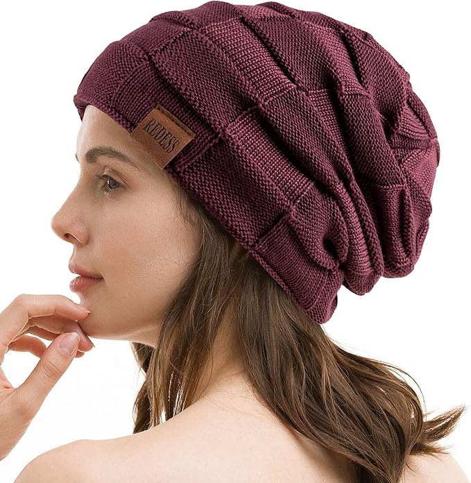 REDESS Beanie Hat for Men and Women Winter Warm Hats Knit Slouchy Thick Skull Cap