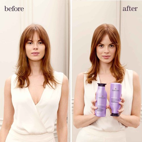 Pureology Hydrate Sheer Nourishing Shampoo & Conditioner Set - Lightwieight, Moisturizing Hair Set for Fine, Dry, Color Treated Hair, Sulfate-Free & Vegan, 9 Fl Oz