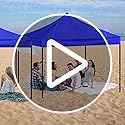 Joramoy 10 Feet Canopy Rain Gutter for Instant Pop Up Canopy, Canopy Tent Drainage Accessory Rain Gutter with Velcro Strap...