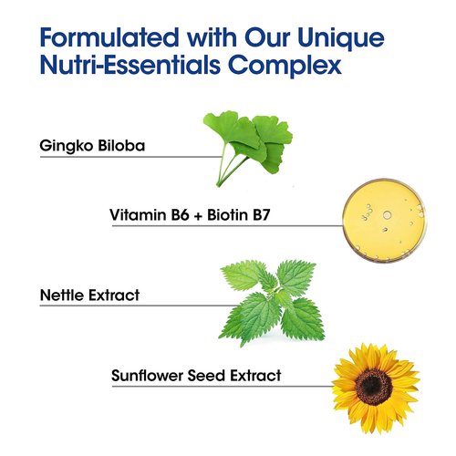 NUTRI-OX Gentle Shampoo & Conditioner | Thicker, Fuller-Looking Hair | Normal Thinning Hair | Peppermint | Clinically & Dermatologically Tested | 33.8 Fl Oz