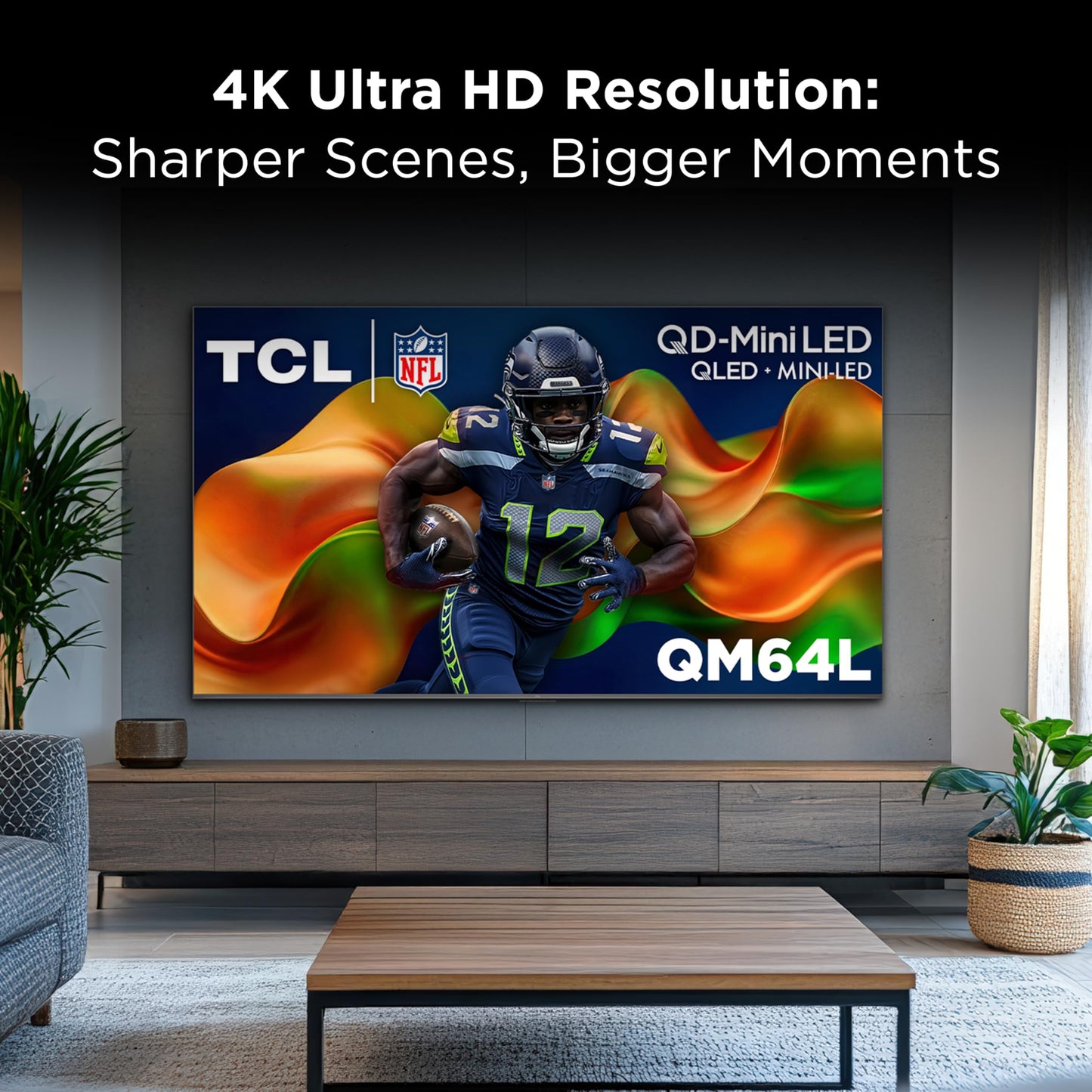 TCL Amazon Exclusive 65 Inch Class QM64L Series | Mini LED QLED 4K HDR Smart Fire TV | 65QM64L, 2026 Model | 120Hz-144Hz High Brightness, Dolby Atmos, Alexa+ Voice Remote AI Streaming Television