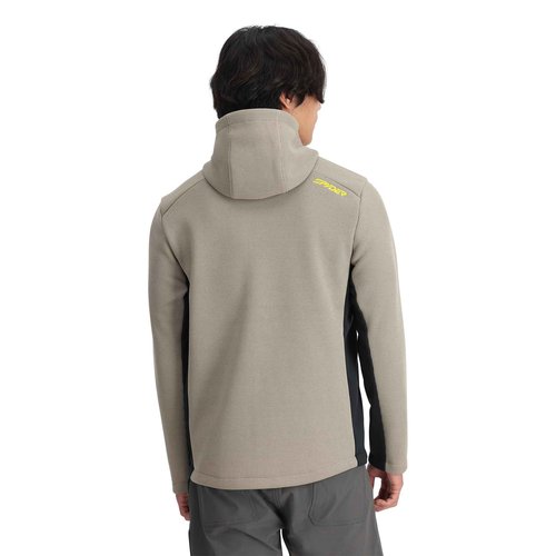 Spyder Men's Bandit Hooded Jacket Fleece Ski Base Layer Jacket