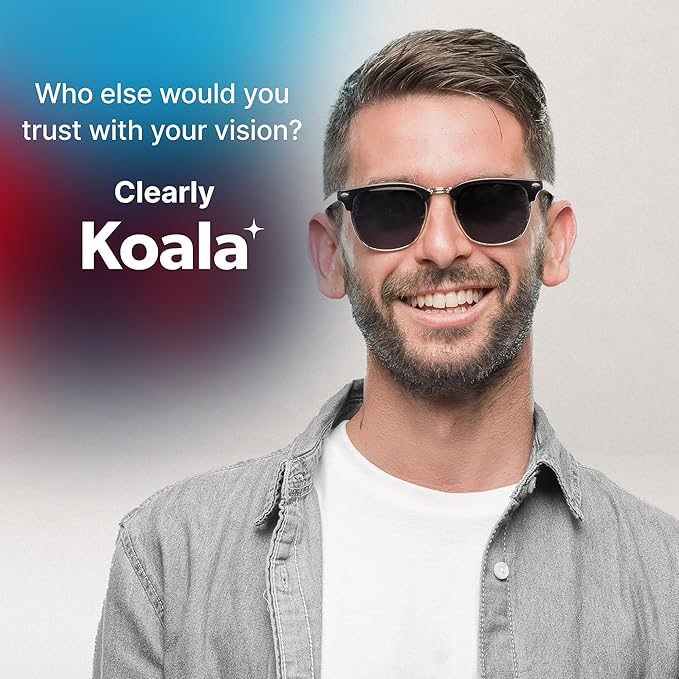 Koala Lens Cleaning Cloth | Japanese Microfiber | Glasses Cleaning Cloths | Eyeglass Lens Cleaner | Eyeglasses, Camera, VR/AR Headset, and Screen Cleaner | Blue & Purple (Pack of 2)
