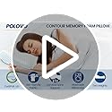 Memory Foam Pillows Neck Pillow Bed Pillow for Sleeping, Ergonomic Cervical Pillow for Neck and Shoulder Pain Relief,Ortho...