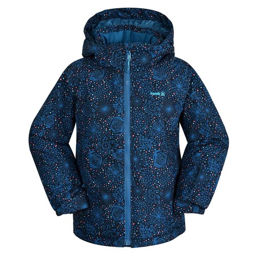 Kamik Girls' Standard Whimsy Insulated Jacket (Toddler/Little Big Kid), Midnight