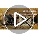 ROCK CLOUD Portable Camping Chair Ultralight Folding Camp Chairs Outdoor for Camp Hiking Backpacking Lawn Beach Sports