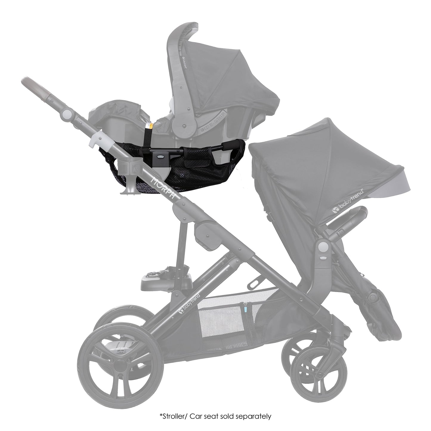 Baby Trend Morph Single To Double Stroller Infant Car Seat Adapter