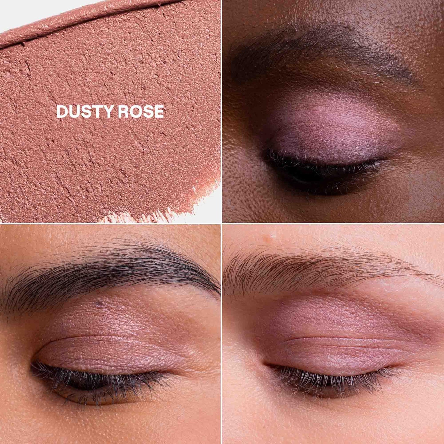 ATTITUDE Oceanly Eyeshadow, EWG Verified, Single Matte Cream Eyeshadow, Plastic-Free, Vegan Beauty and Makeup, Dusty Rose, 0.16