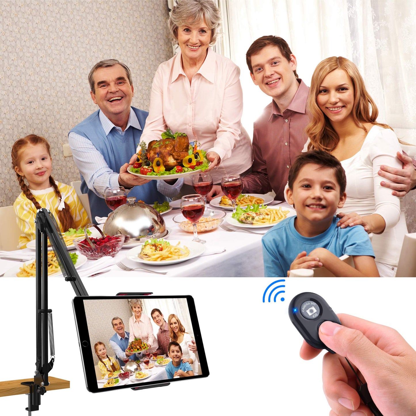 Wireless Camera Remote Shutter For Smartphones (2 Pack), Zttopo Wireless Phone Camera Remote Control Compatible With Iphone/Andr