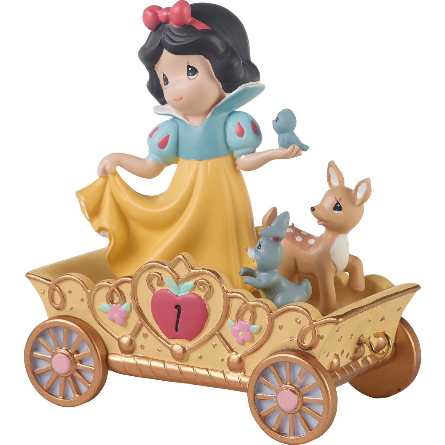 Precious Moments Disney Birthday Parade Figurine – Snow White Age 1 – Giftable Collectible for Baby Girl’s First Birthday – Hand-Painted Resin Keepsake, 104403