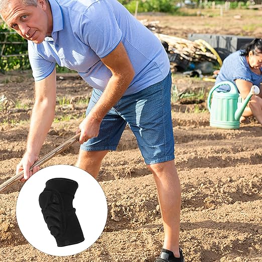 Veemoon Thickened Breathable Gardening Knee Pads with Impact-resistant Turtle Pattern Foam, Pair M Size Protective Brace for Men’s Kneeling Work and Floor Support