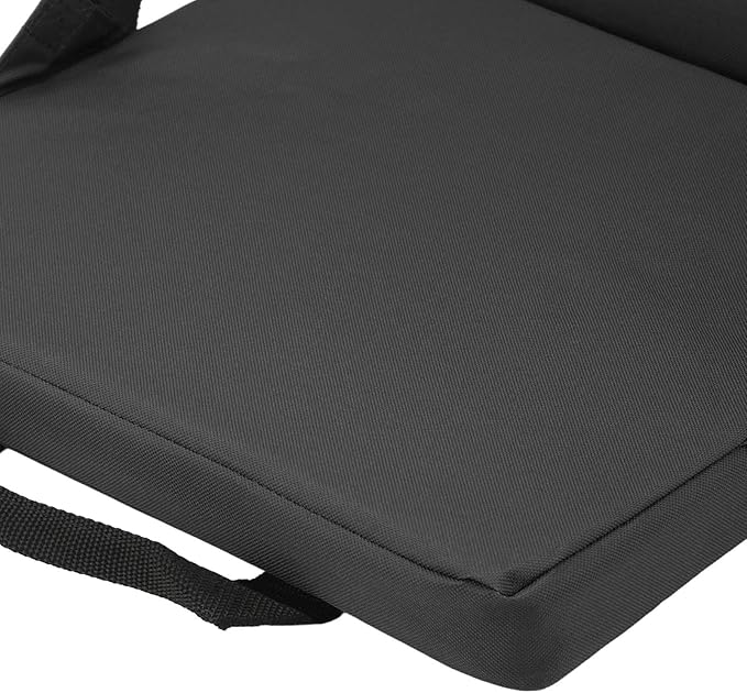 Alomejor Stadium Seat with Back Support, Outdoor Chair Foldable Soft Sponge Cushion for Sports Fans, Beach Lovers, and Outdoor Events