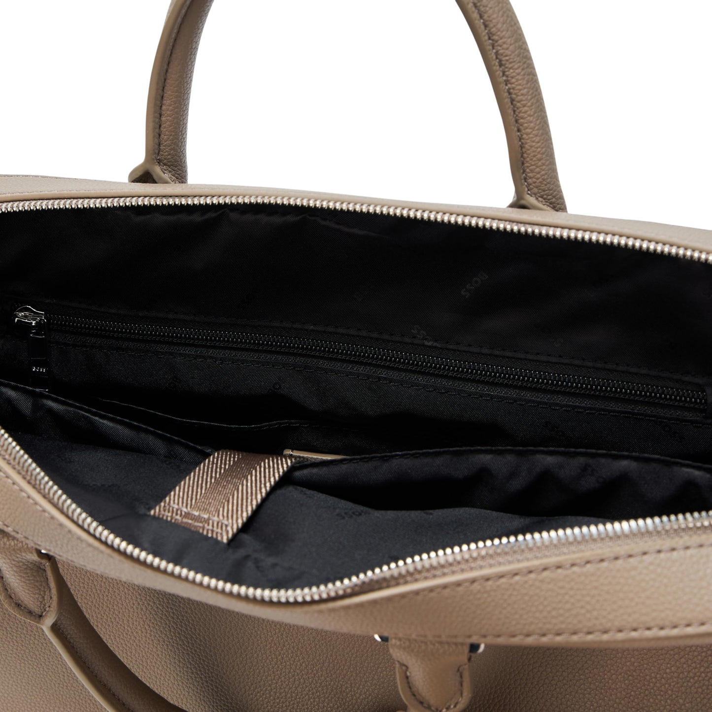 BOSS, Ray Soft Friendly Leather Brief Case, Garden Moss Green, One Size