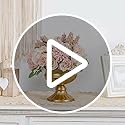 QUTUNI 8Pcs Gold Vases for Centerpieces, 4.72in Centerpieces for Table Mini Sized Flower Arrangement Metal Urn Planter for...
