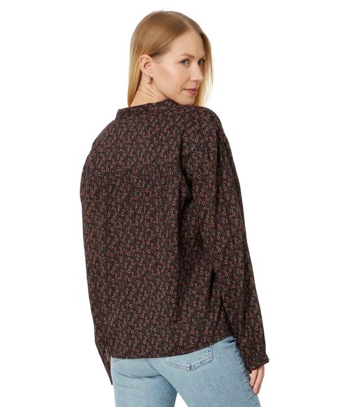 PAIGE Women's Marline Shirt, Black Multi