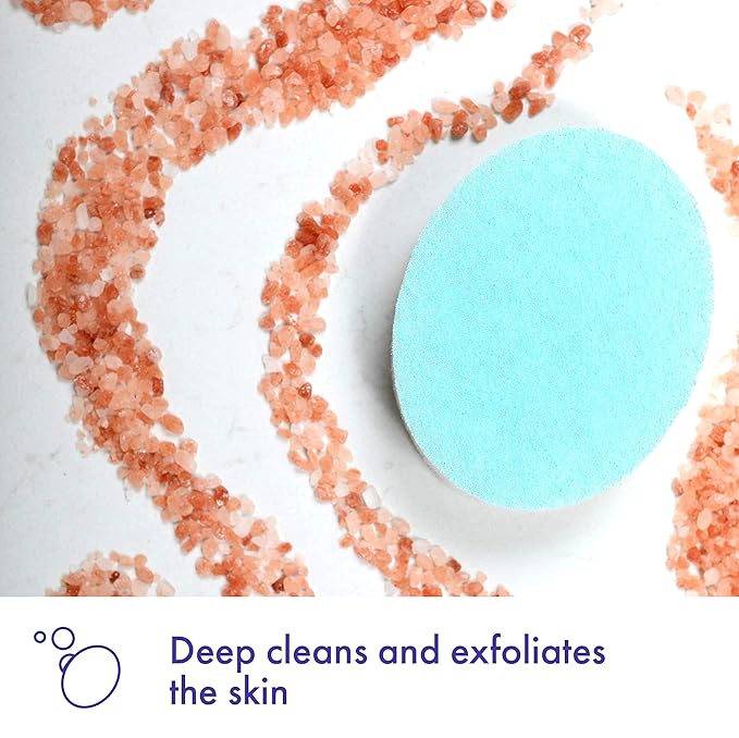 Buf-Puf Body Sponge, Bath Sponge, Dermatologist Developed, Cleanses Skin of Dirt, and Excess Oil, Reusable, Exfoliating, 1 Count