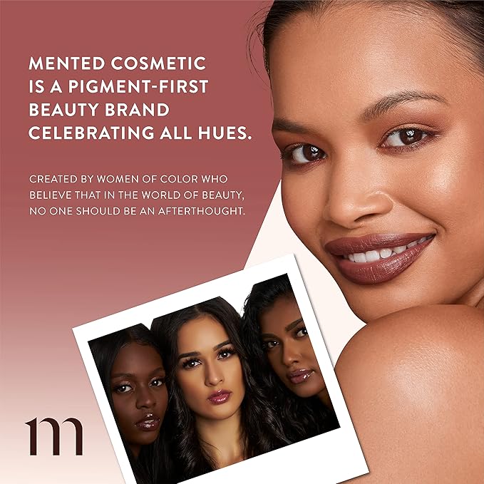Mented Cosmetics Lip Gloss for Women Tinted Lip Balm Stain, Long Lasting Buildable Moisturizing Lipgloss Lipstick Topper, Made in USA, Cruelty Free Vegan Makeup, Mauve Over