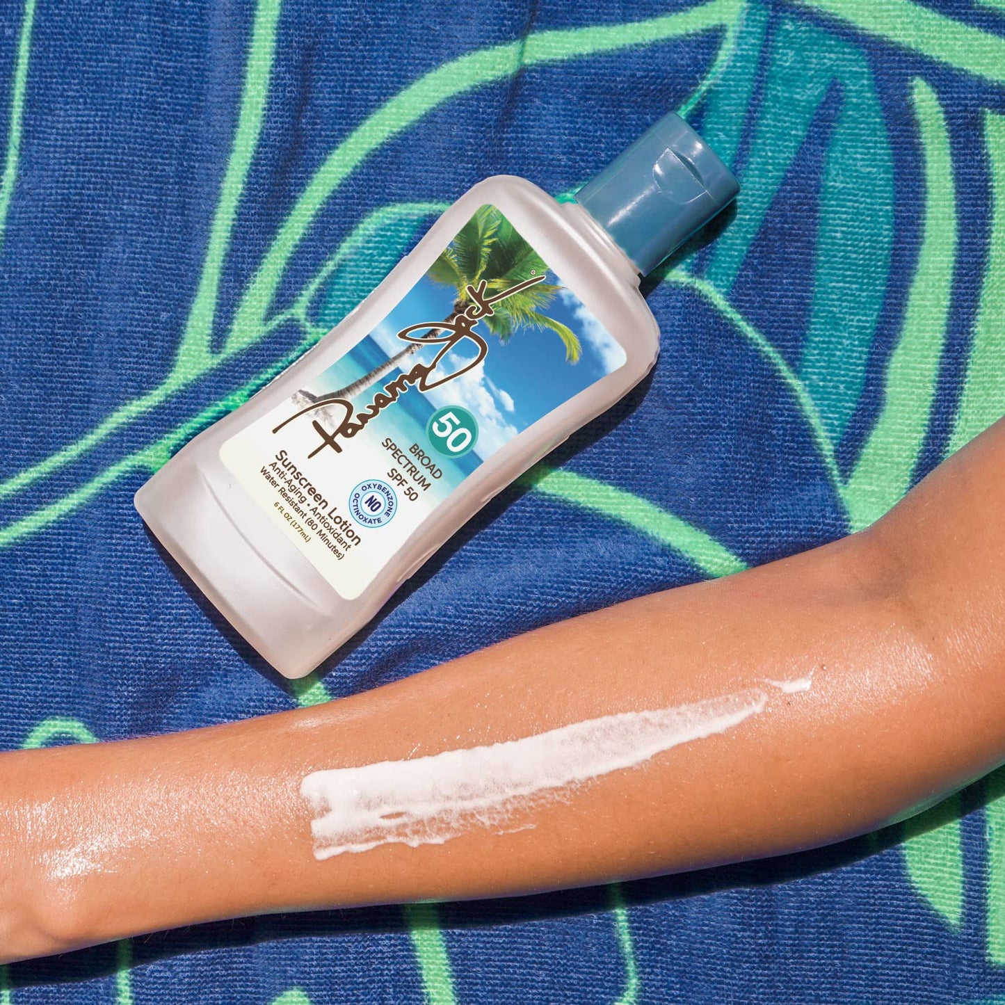 Panama Jack Sunscreen Suntan Lotion - SPF 50, Broad Spectrum UVA/UVB Protection, PABA, Paraben, Gluten & Cruelty Free, Water Res