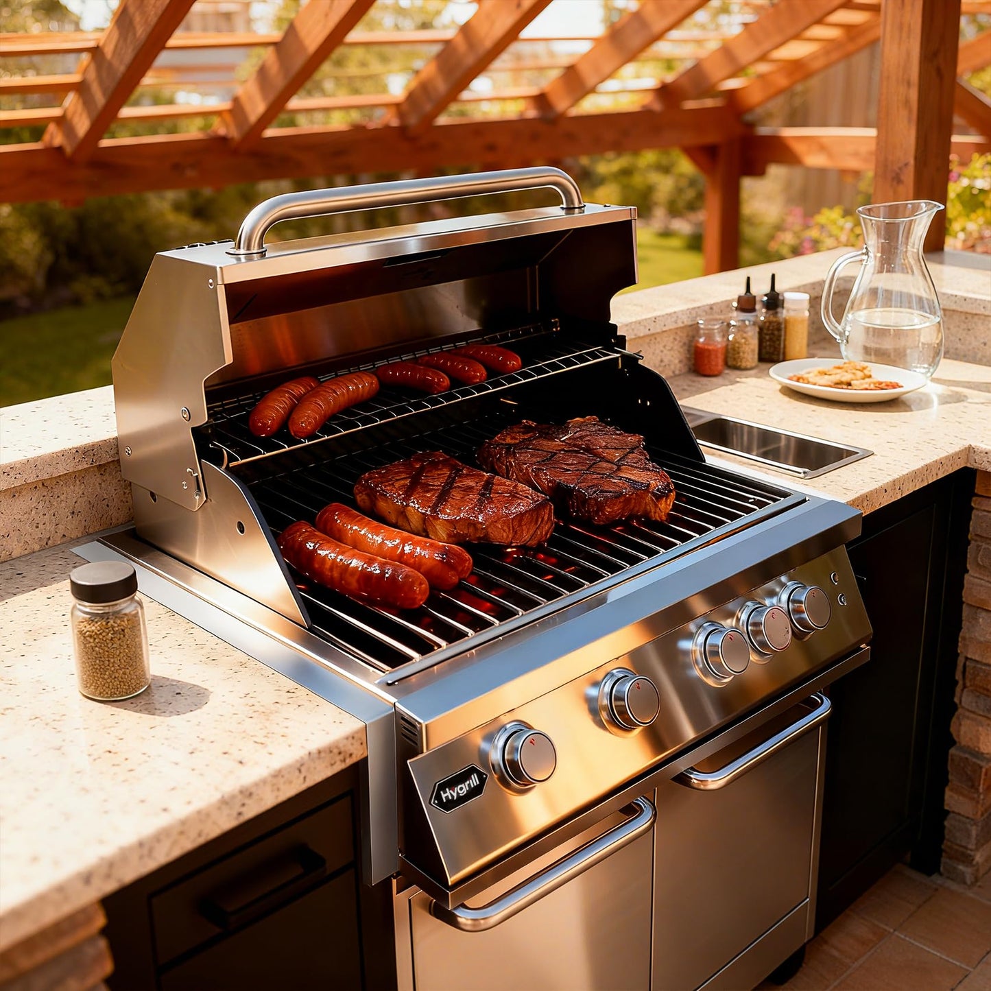 Stanbroil Hygrill Premium BBQ Insulation Jacket for 4-Burners Gas Grills, 32-Inch Built-in Grills