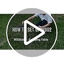 WildCall Ultralight Camping Table, Compact Aluminum Folding Beach Table with Carry Bag for Outdoor, Picnic BBQs, and Cooking