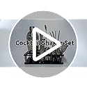 25-Piece Cocktail Shaker Set, Stainless Steel Bartender Kit with Acrylic Stand & Cocktail Recipes Booklet, Professional Ba...