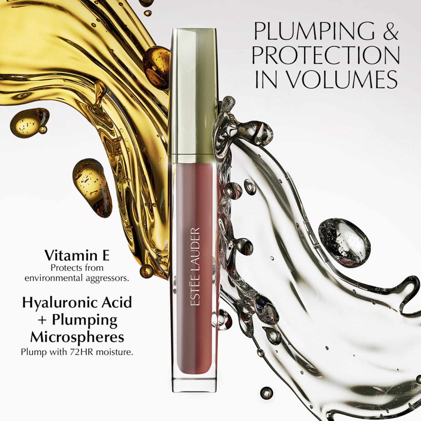Est e Lauder Glossy Pout Lip Oil | Plumping & Moisturizing with a Sheer Tint | Includes Hyaluronic Acid + Vitamin E, 04 Maple S