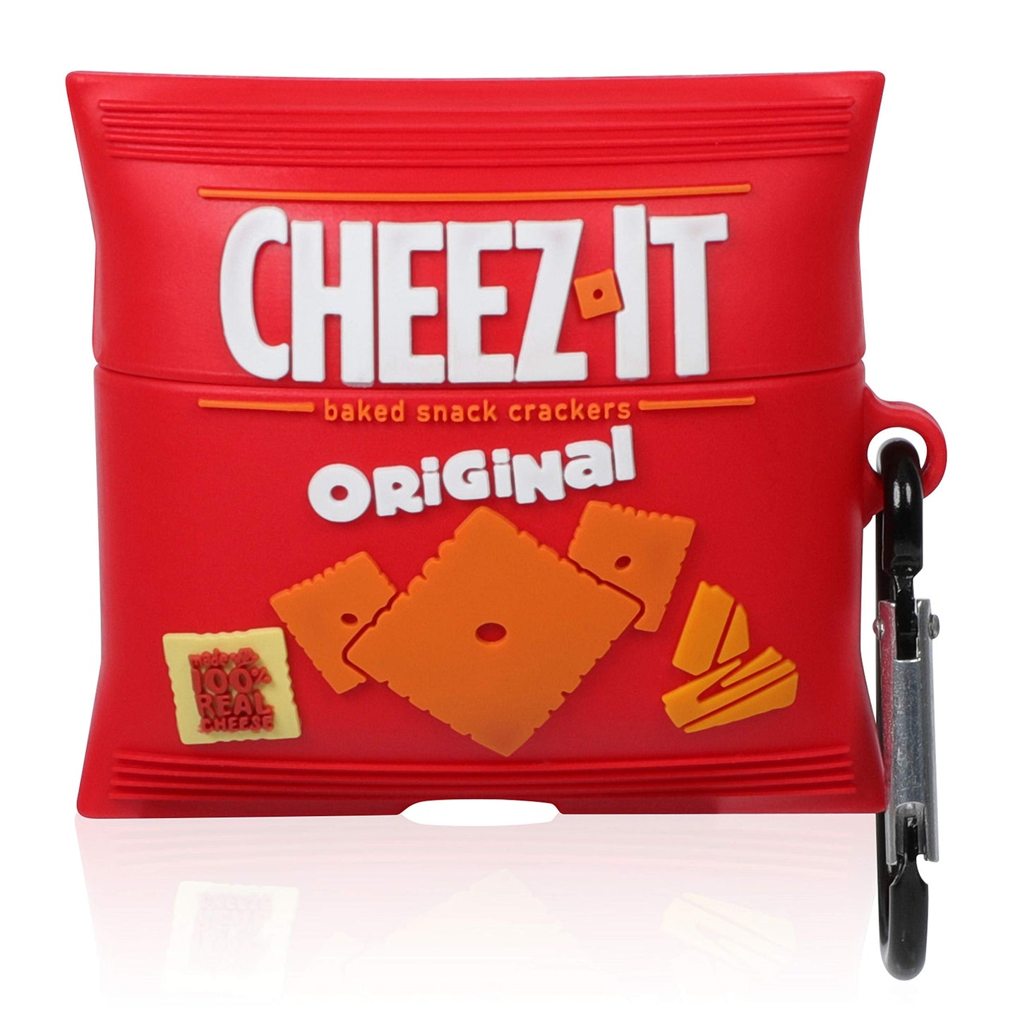 Joyleop Cheez Cookie Case for Airpods Pro 2019/Pro 2 Gen 2022 Cute Cartoon Fun Funny 3D Kids Girls Teen Boys Cover Kawaii Food Stylish Soft Silicone Character Trendy Air pods Cases for Airpod Pro-New