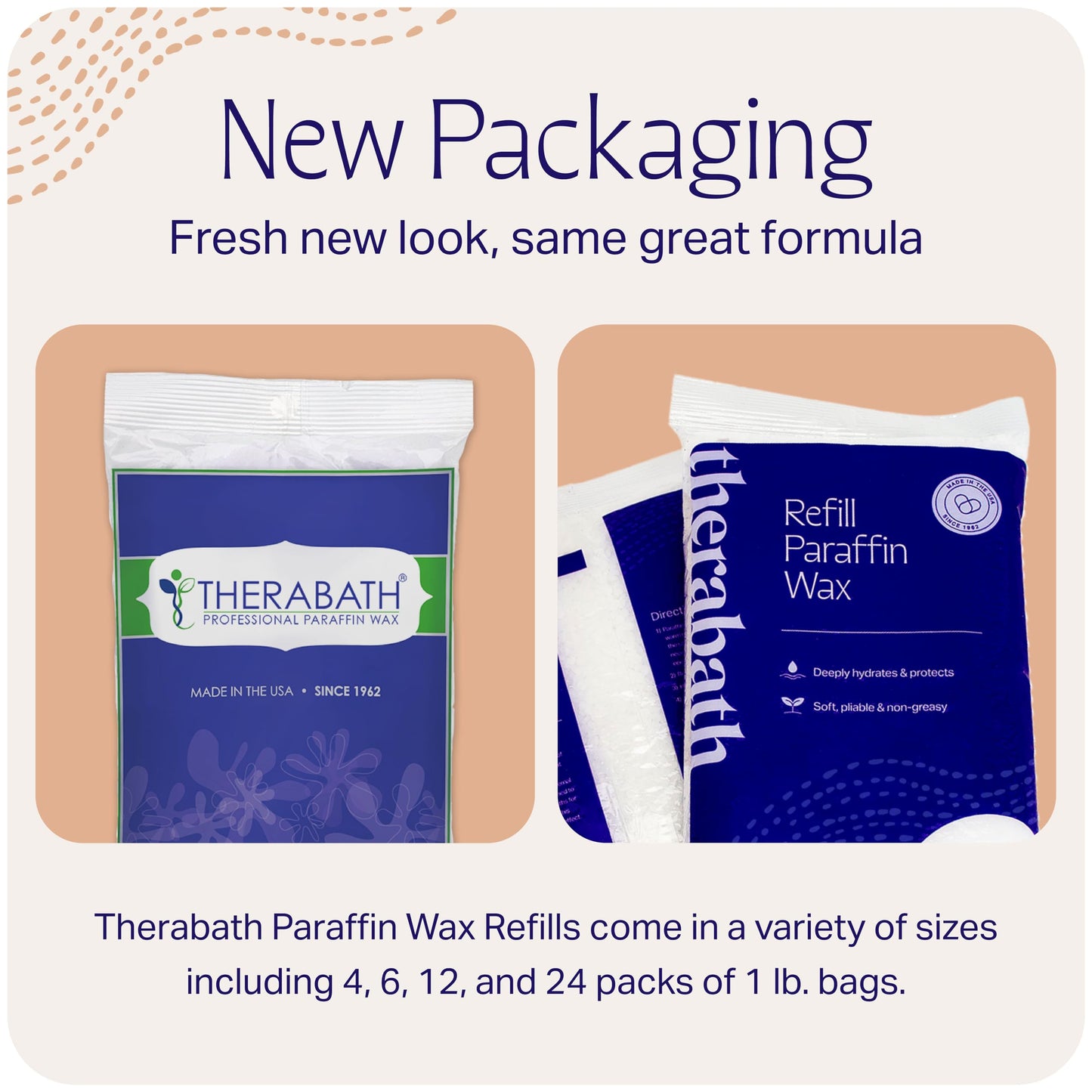 Therabath Paraffin Wax Refill - Thermotherapy - For Hands, Feet, Body - Deeply Hydrates - Made in USA, 6 lb. Eucalyptus Rosemary