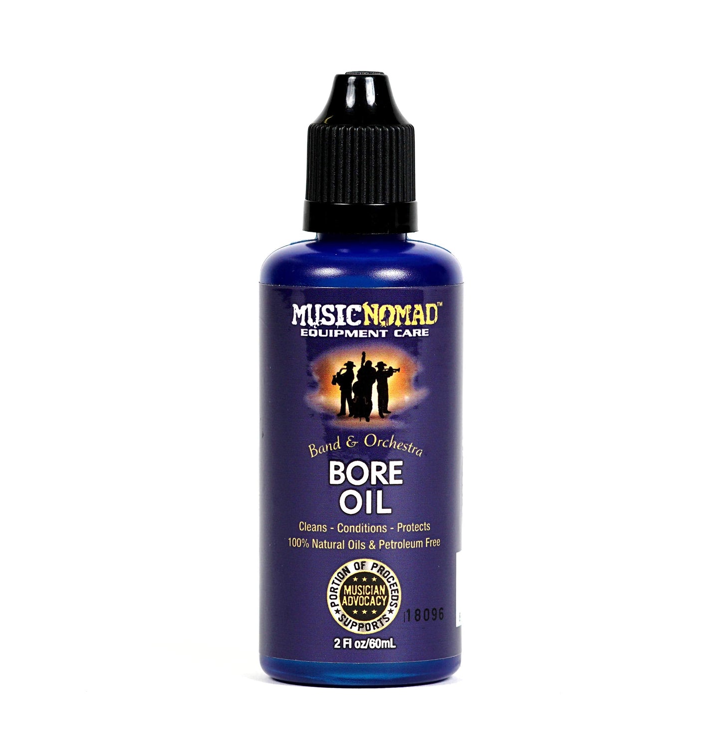 Musicnomad Bore Oil Cleaner & Conditioner For Wooden Bore Instruments, 2 Oz. (Mn702)