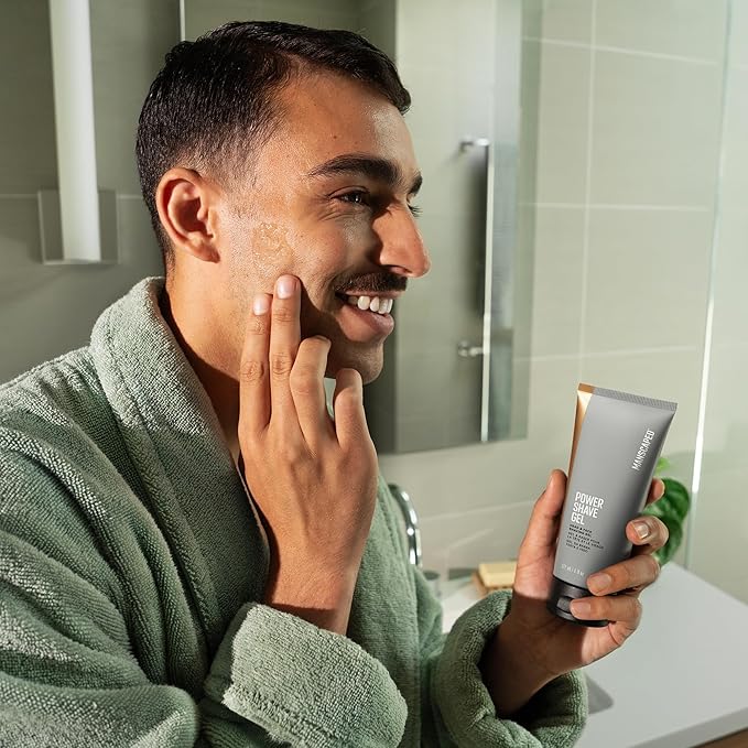 MANSCAPED® The Dome Shaver™ PRO Package - Head Shaver for Bald Men, Five Rotary Blade Design with SkinSafe® & FlexAdjust Technology, Head & Face Power Shave Gel, Dome Soother Aftershave Lotion