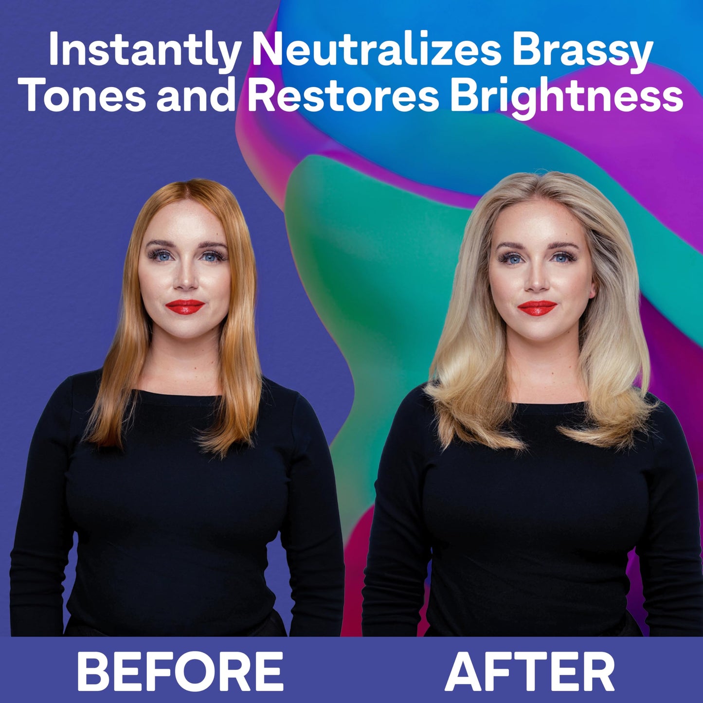 Colorproof Daily Blonde Shampoo 8.5 Fl. Oz. Sulfate Free Shampoo for Blonde Color Treated Hair with Citrus, Jasmine & Coconut Mi