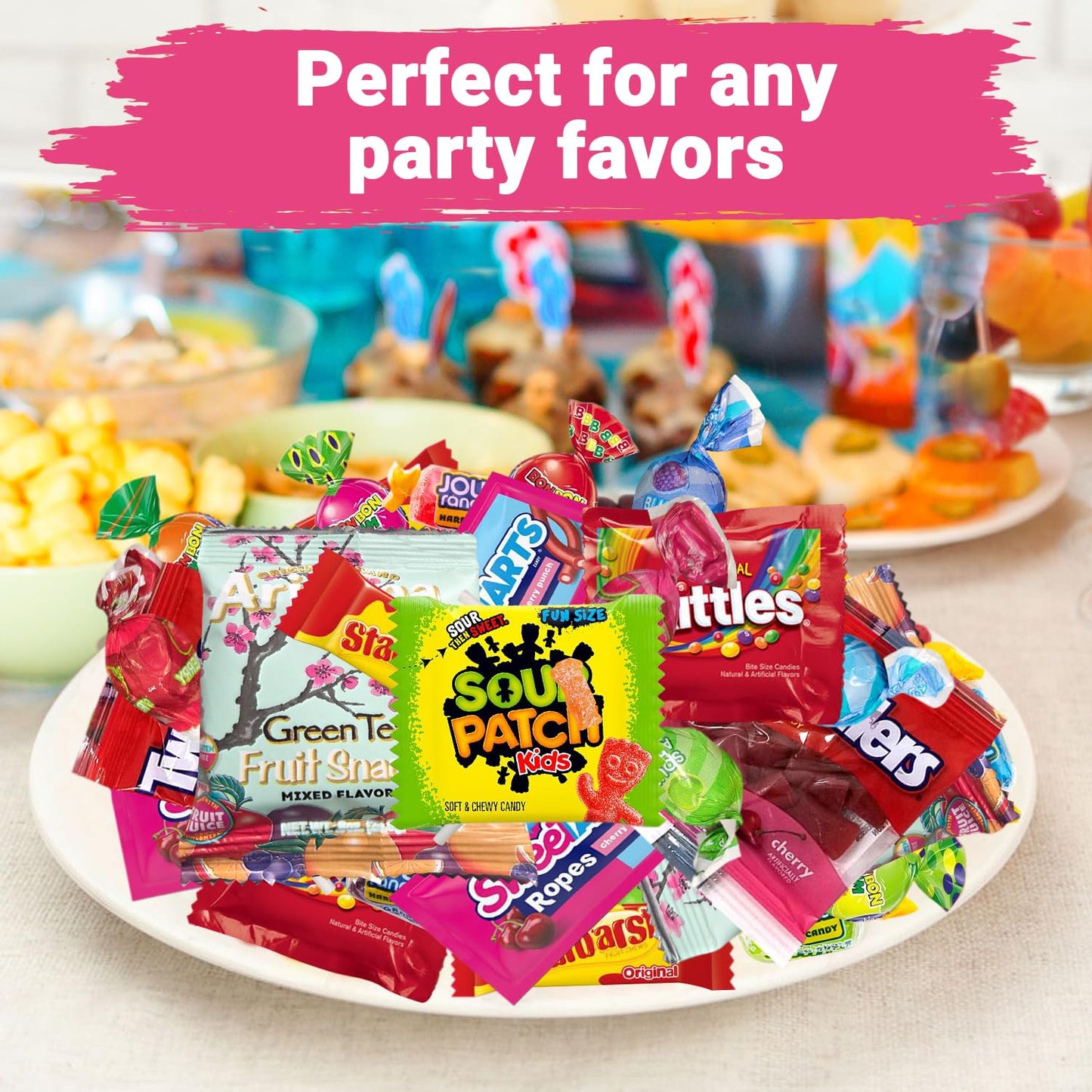 Ultimate Candy Variety Pack – 2 LB of Assorted Fruit-Flavored Candies, Chews & Gummies – Individually Wrapped – Perfect for Parties, Birthdays, Office Treats, Piñatas & Everyday Snacking