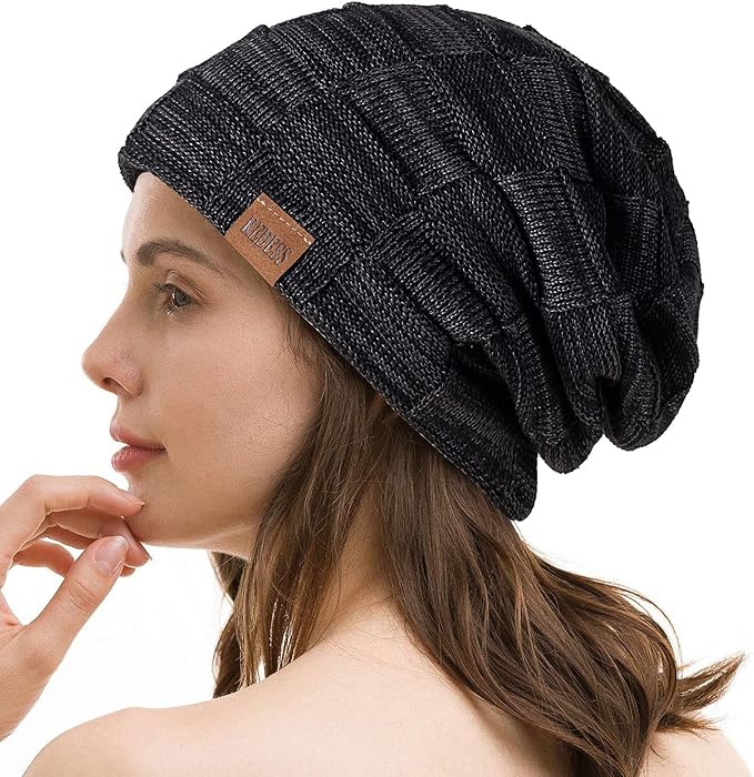REDESS Beanie Hat for Men and Women Winter Warm Hats Knit Slouchy Thick Skull Cap