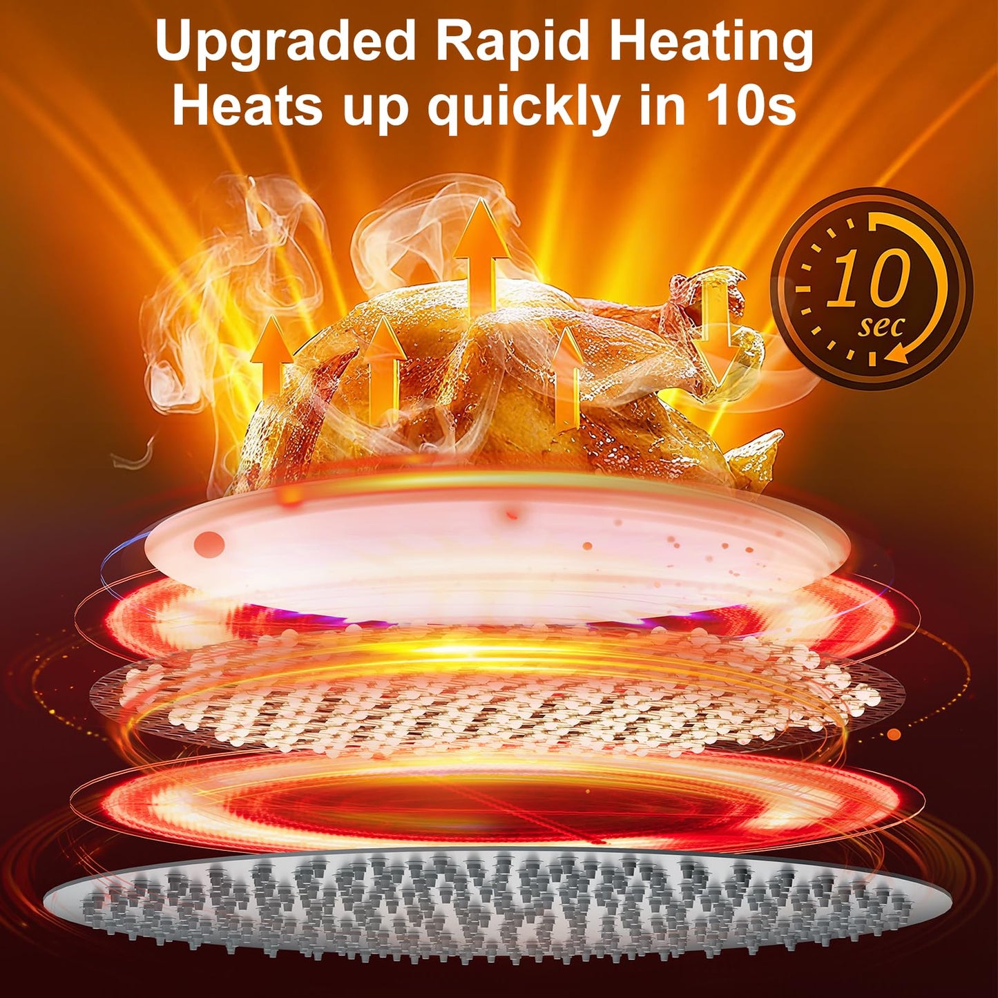 Kasefazem Warming Mat For Food XXL 500W Food Warming Mat 36"X16" Waterproof Graphene Warming Trays For Buffets Party Food Warmers For Parties Buffet 6 Temp 6H Chafing Dishes For Buffet Christmas