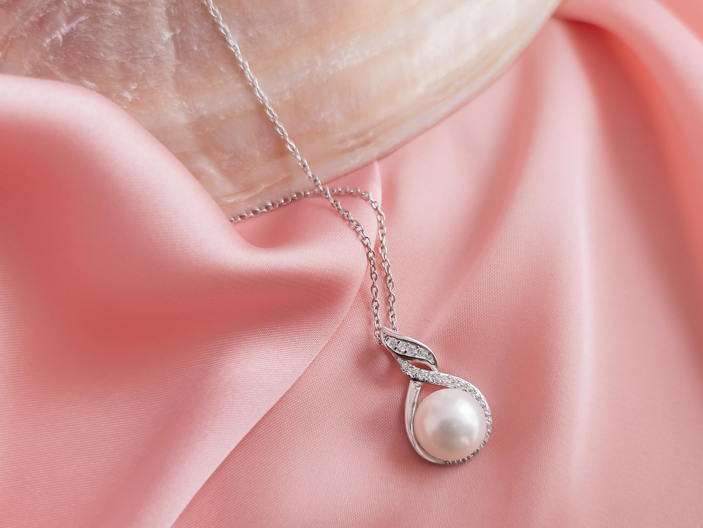 Gifts For Wife Wedding Anniversary - mothers day gifts - AAA+ Real Pearl Necklaces For Women (18k Gold Platting 925 Sterling Silver) mother's day gift ideas Birthday Freshwater Pearl Necklace