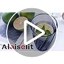 Alaiselit Unbreakable Plastic Cups Plastic Highball Drinking Glasses Tumbler, Large Water Tumbler Set (Set Of 6, 25 Oz) Di...