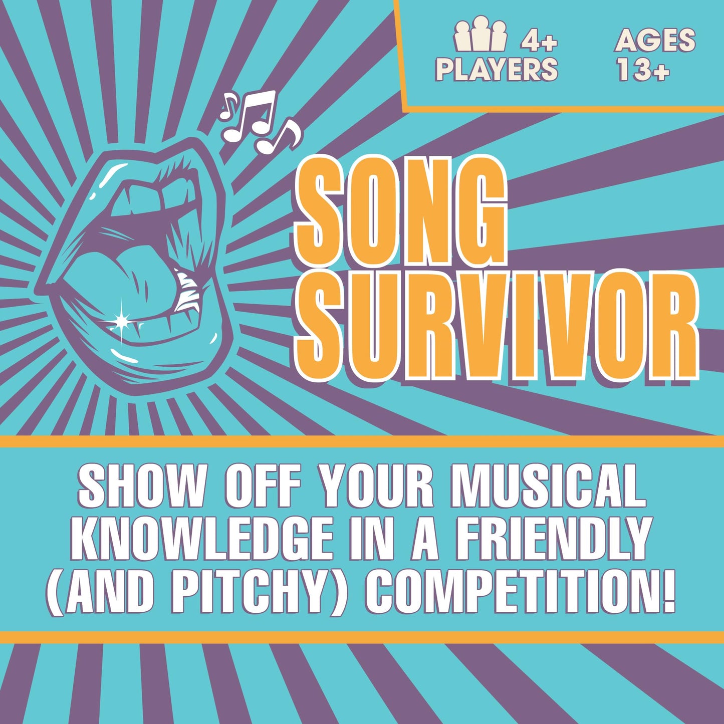 Doin' The Most - Song Survivor: The Ultimate Party Card Game for Music Lovers. Portable Games to Sing, Mimic & Win Your Fun Game Night. Ages 13+