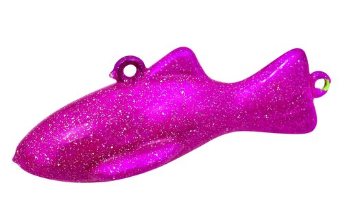 MagBay Lures 100% USA Made Downrigger Weights Heavy Dredge Fish Weight - Vinyl or uncoated (Pink, 12lb)