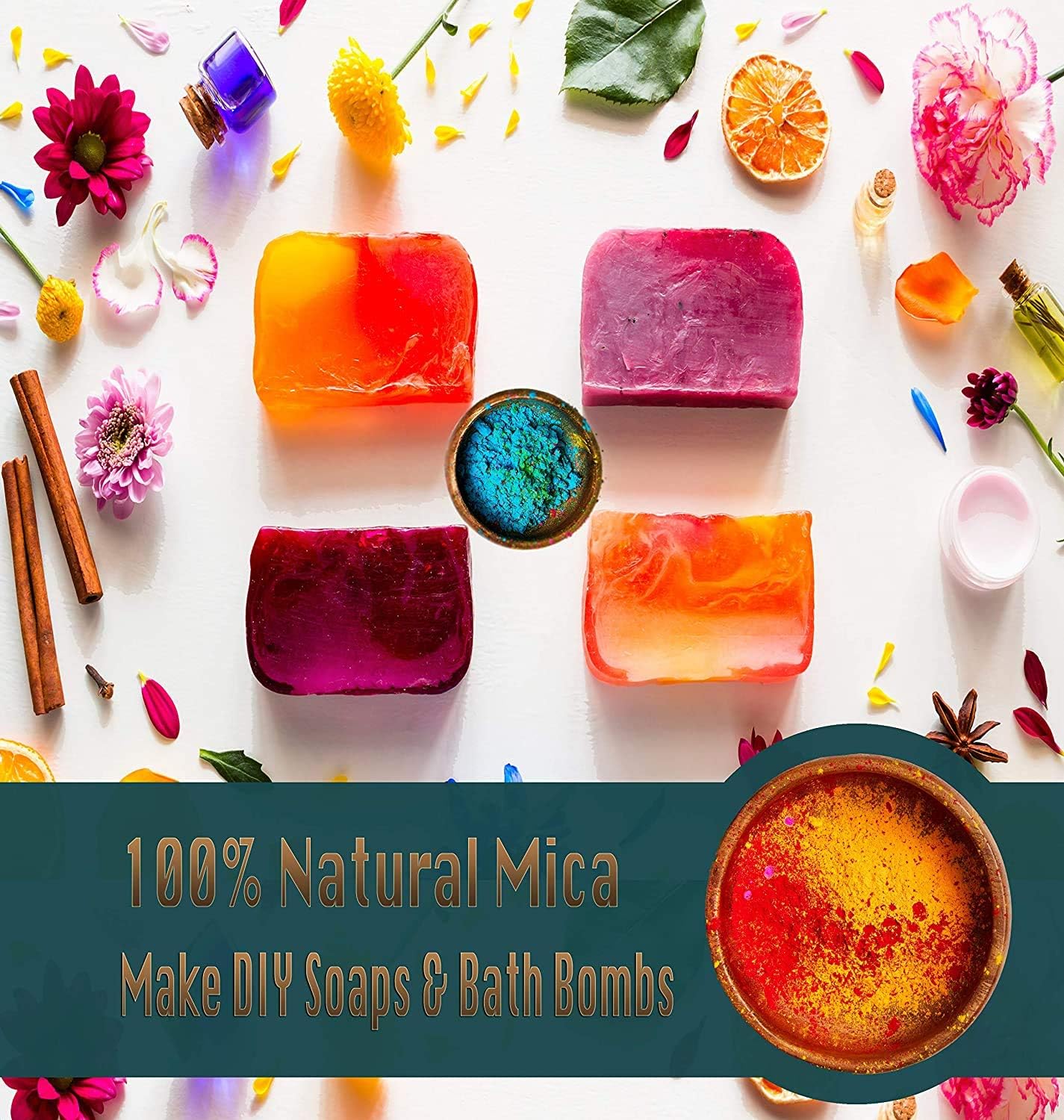 Deep Red Mica Powder for Epoxy Resin 56g / 2oz. Jar - TECHAROOZ 2 Tone Resin Dye Color Pigment Powder for Lip Gloss, Nails, Colorant for Slime Bath Bombs Soap Making Flag Red