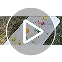 Giantex Folding Ice Table with Drain, 4 ft Portable Cooler with Removable Skirt, No Assembly, Fill and Chill Table for Foo...